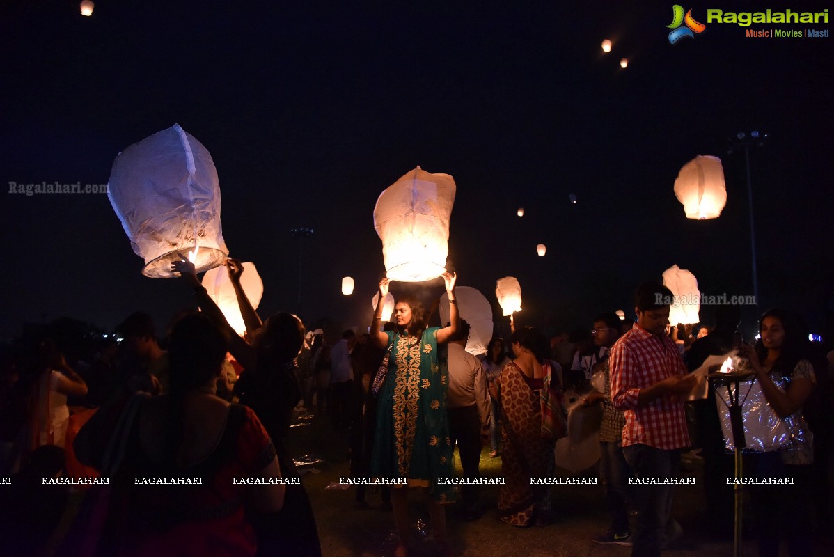 Rise Up - Largest Sky Lantern Carnival of India, Hyderabad