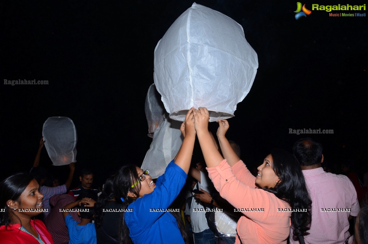 Rise Up - Largest Sky Lantern Carnival of India, Hyderabad