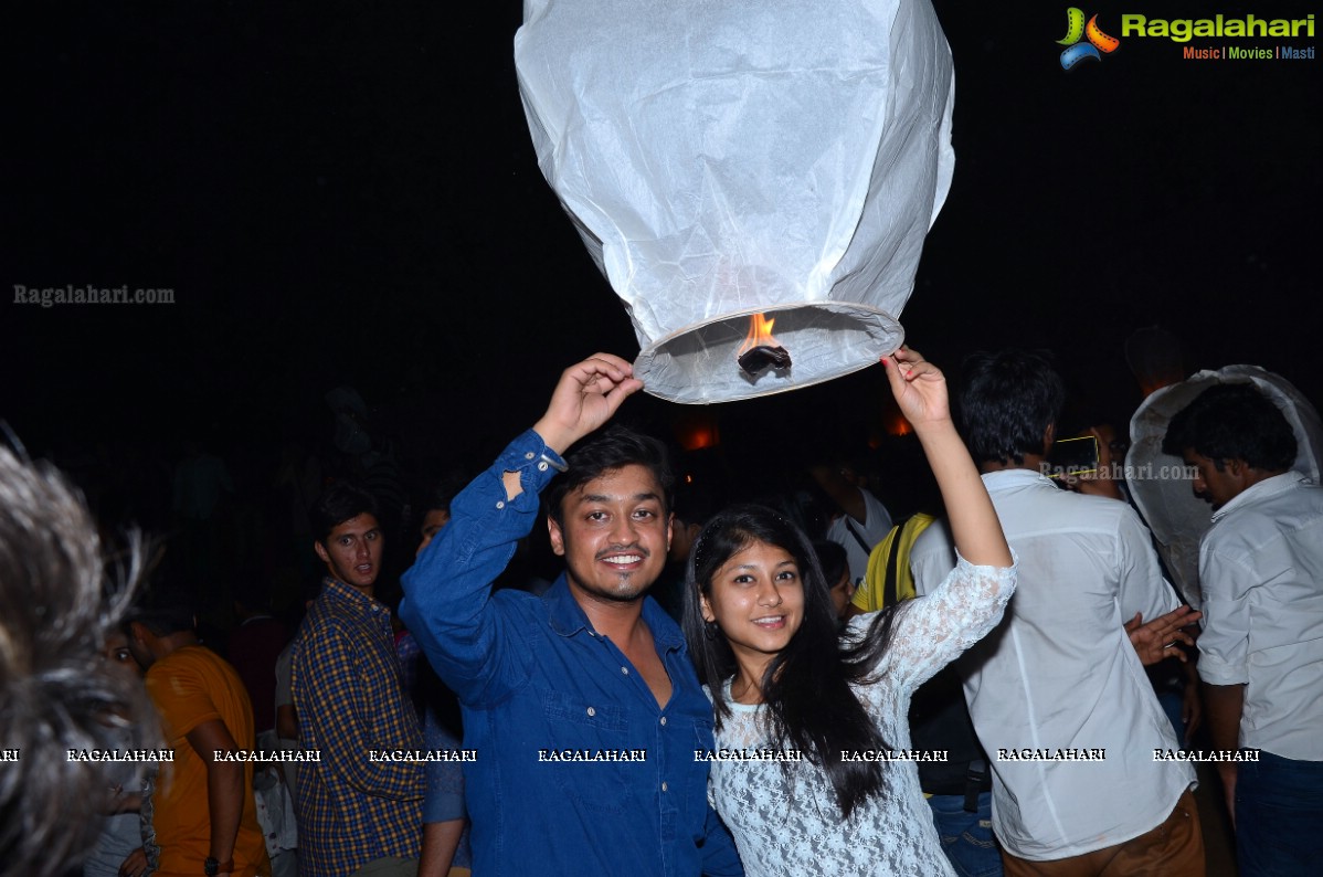 Rise Up - Largest Sky Lantern Carnival of India, Hyderabad