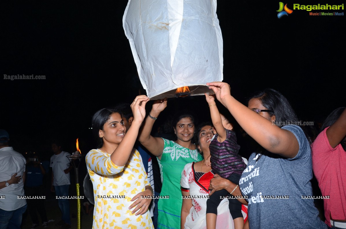 Rise Up - Largest Sky Lantern Carnival of India, Hyderabad