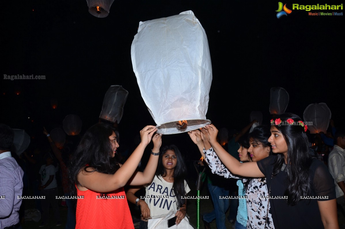 Rise Up - Largest Sky Lantern Carnival of India, Hyderabad