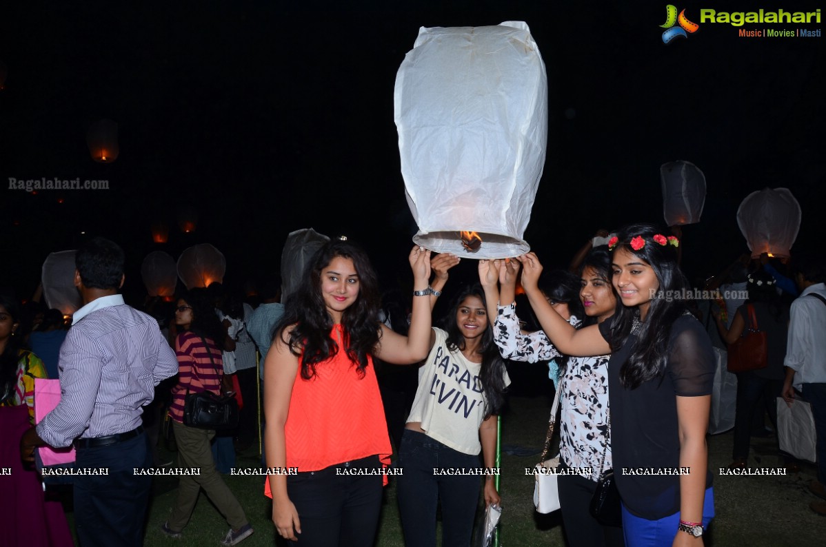 Rise Up - Largest Sky Lantern Carnival of India, Hyderabad