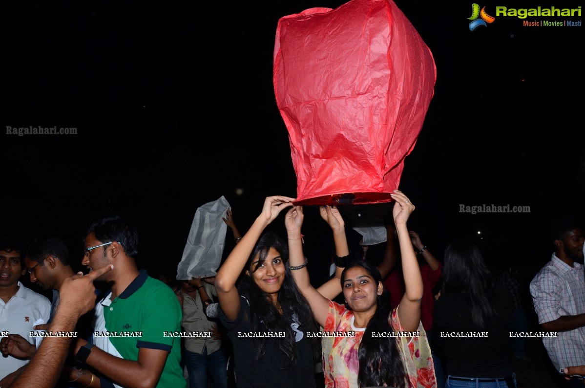 Rise Up - Largest Sky Lantern Carnival of India, Hyderabad