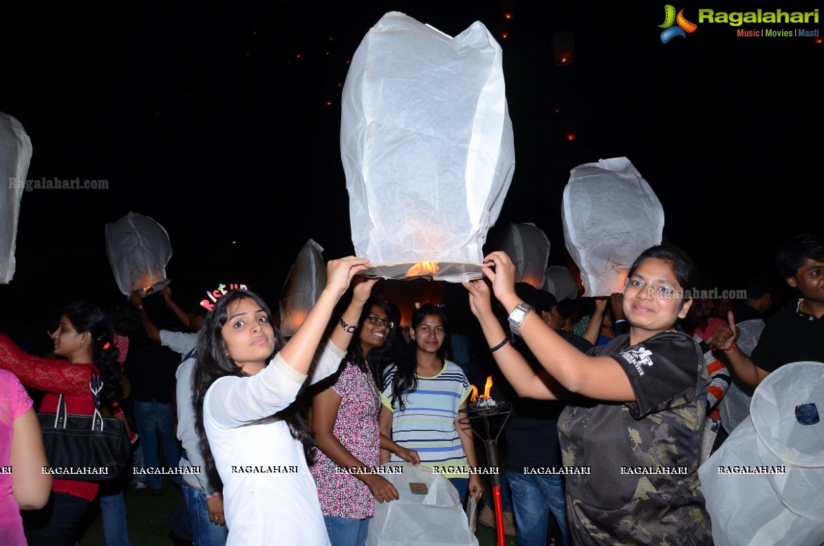 Rise Up - Largest Sky Lantern Carnival of India, Hyderabad