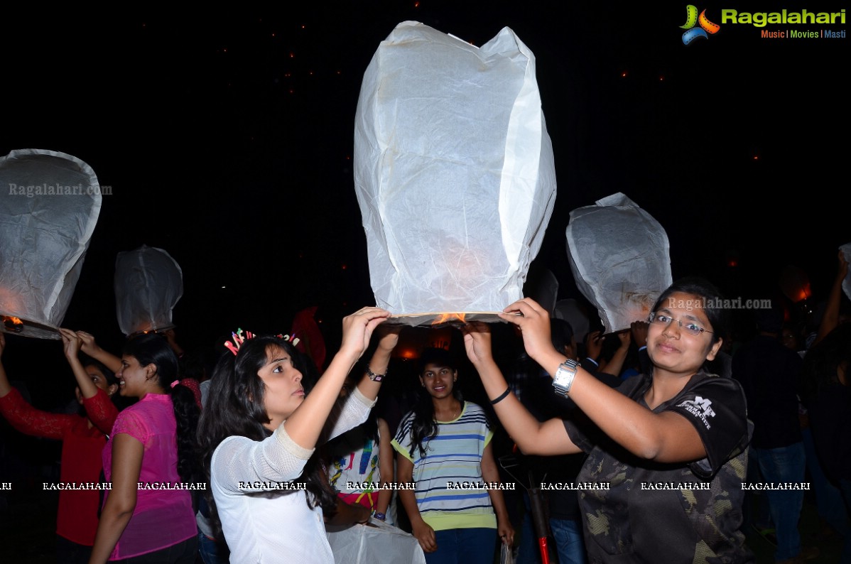 Rise Up - Largest Sky Lantern Carnival of India, Hyderabad