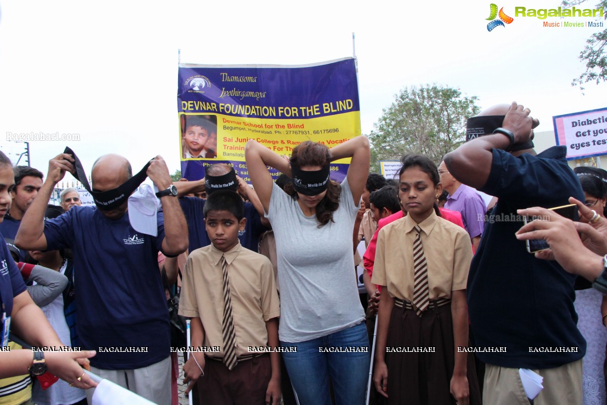 Lakshmi Manchu Walks in the Dark to eradicate 'preventable' blindness