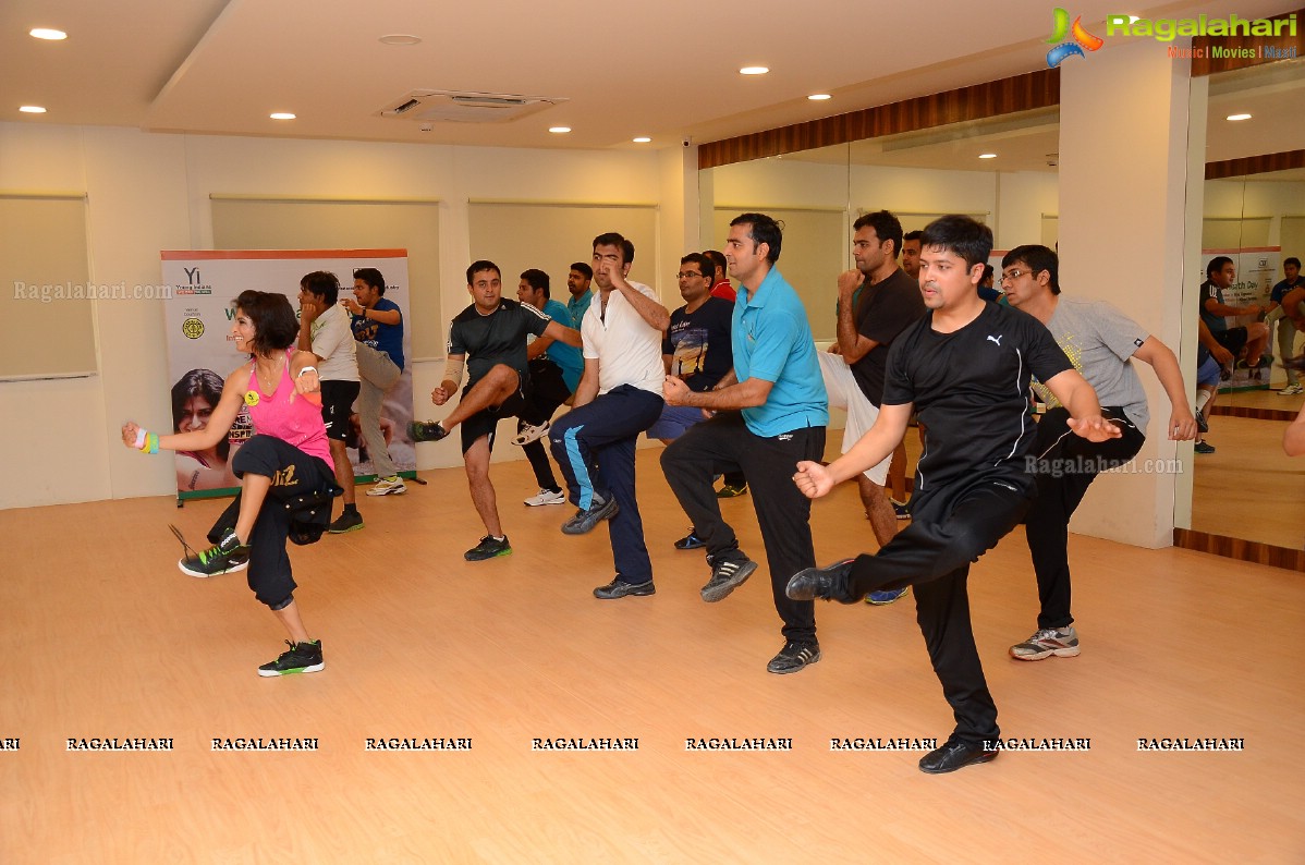 CII Young Indians Interactive Session with Kiran Dembla and Vijaya Tupurani at Gold's Gym