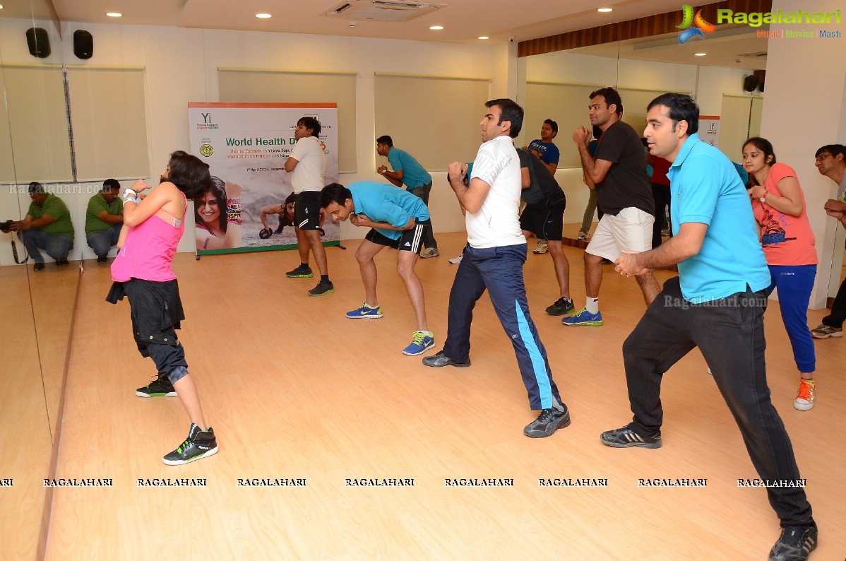 CII Young Indians Interactive Session with Kiran Dembla and Vijaya Tupurani at Gold's Gym