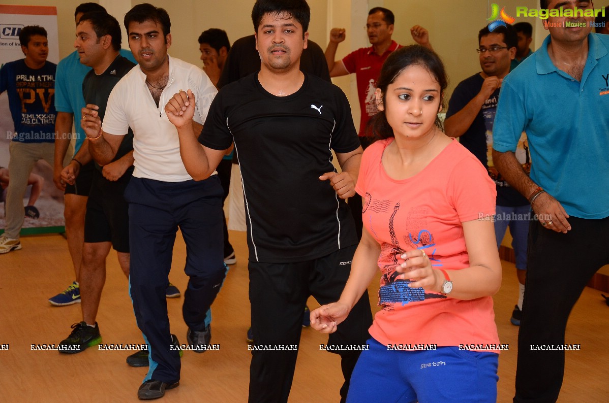 CII Young Indians Interactive Session with Kiran Dembla and Vijaya Tupurani at Gold's Gym