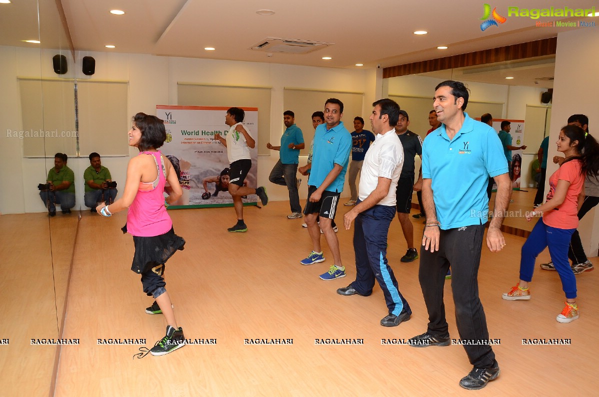 CII Young Indians Interactive Session with Kiran Dembla and Vijaya Tupurani at Gold's Gym