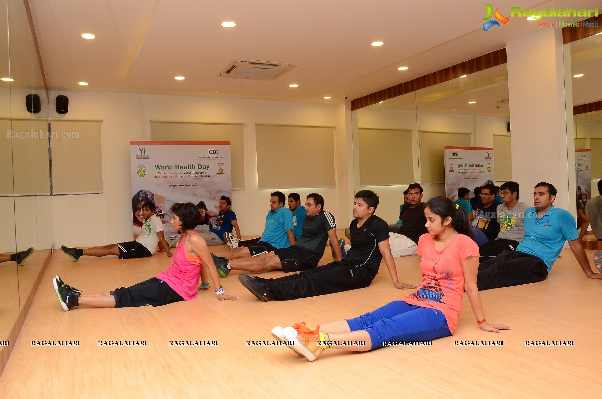 CII Young Indians Interactive Session with Kiran Dembla and Vijaya Tupurani at Gold's Gym