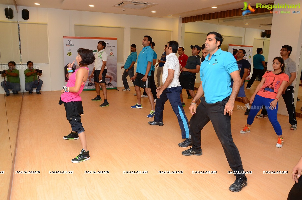 CII Young Indians Interactive Session with Kiran Dembla and Vijaya Tupurani at Gold's Gym