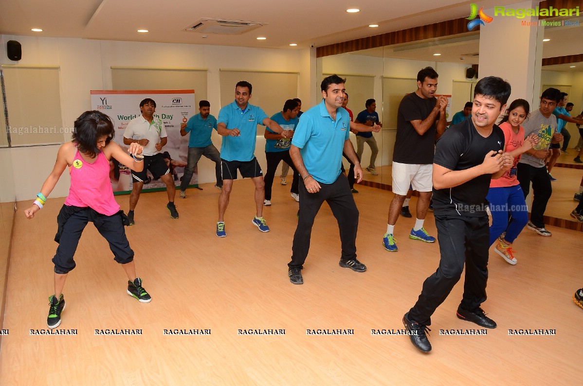 CII Young Indians Interactive Session with Kiran Dembla and Vijaya Tupurani at Gold's Gym