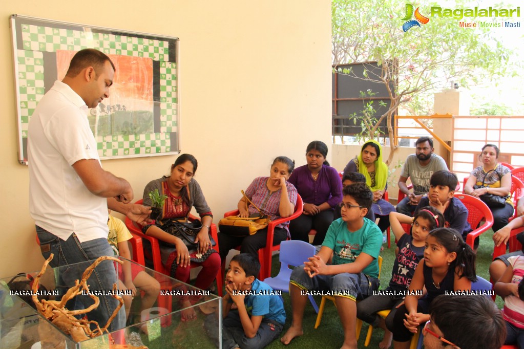 Workshop on Aquascaping for Kids at Little Sparks Global, Hyderabad