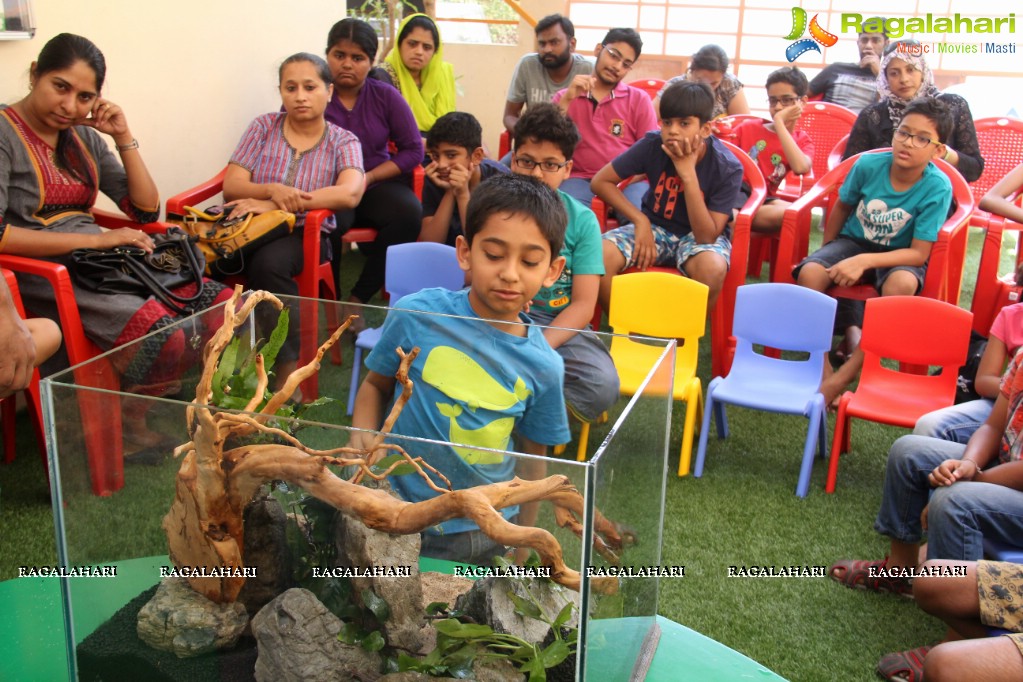 Workshop on Aquascaping for Kids at Little Sparks Global, Hyderabad