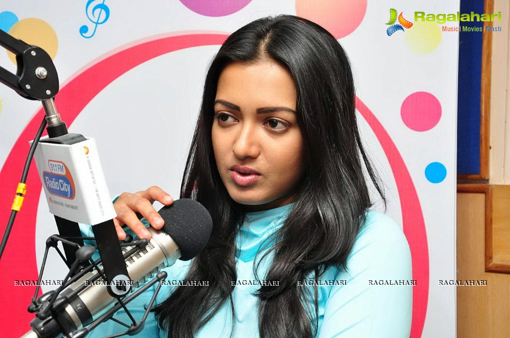 Catherine Tresa at 91.1 FM Radio City, Hyderabad