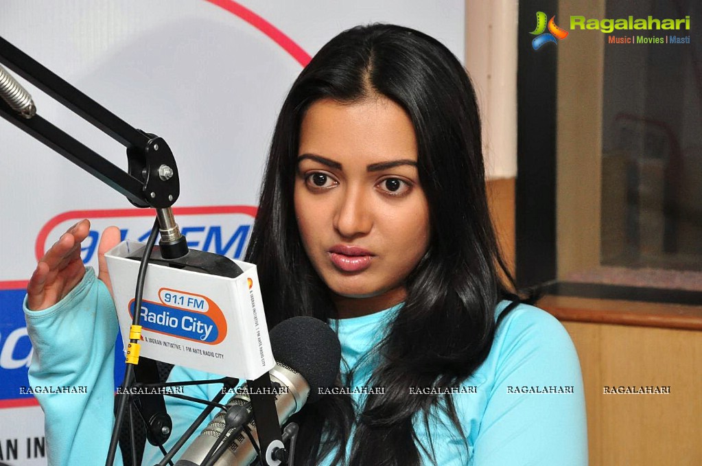 Catherine Tresa at 91.1 FM Radio City, Hyderabad