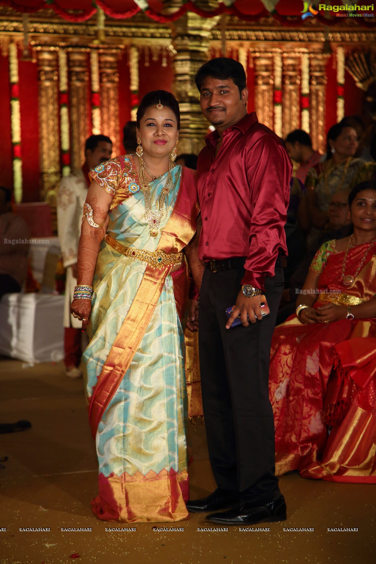 Grand Wedding Ceremony of Gowni Srikanth Goud with Cheepi Sudheesha, Hyderabad