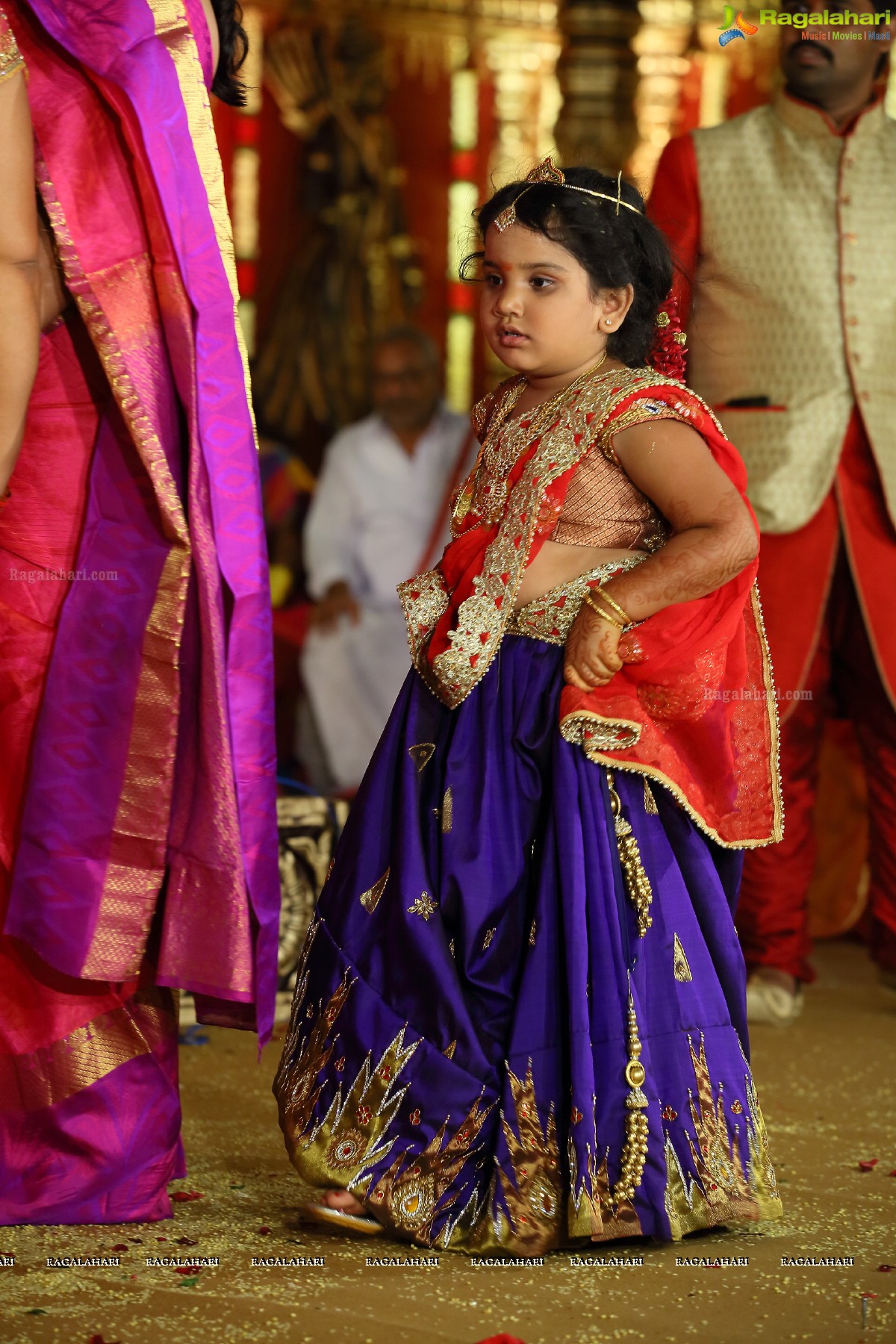 Grand Wedding Ceremony of Gowni Srikanth Goud with Cheepi Sudheesha, Hyderabad