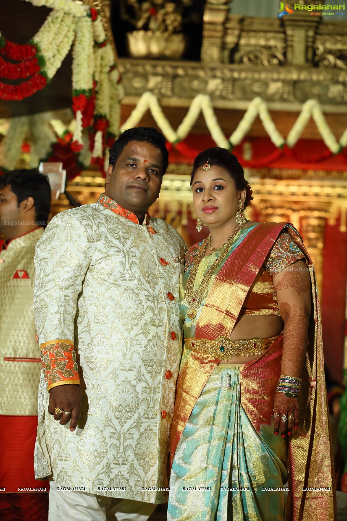 Grand Wedding Ceremony of Gowni Srikanth Goud with Cheepi Sudheesha, Hyderabad