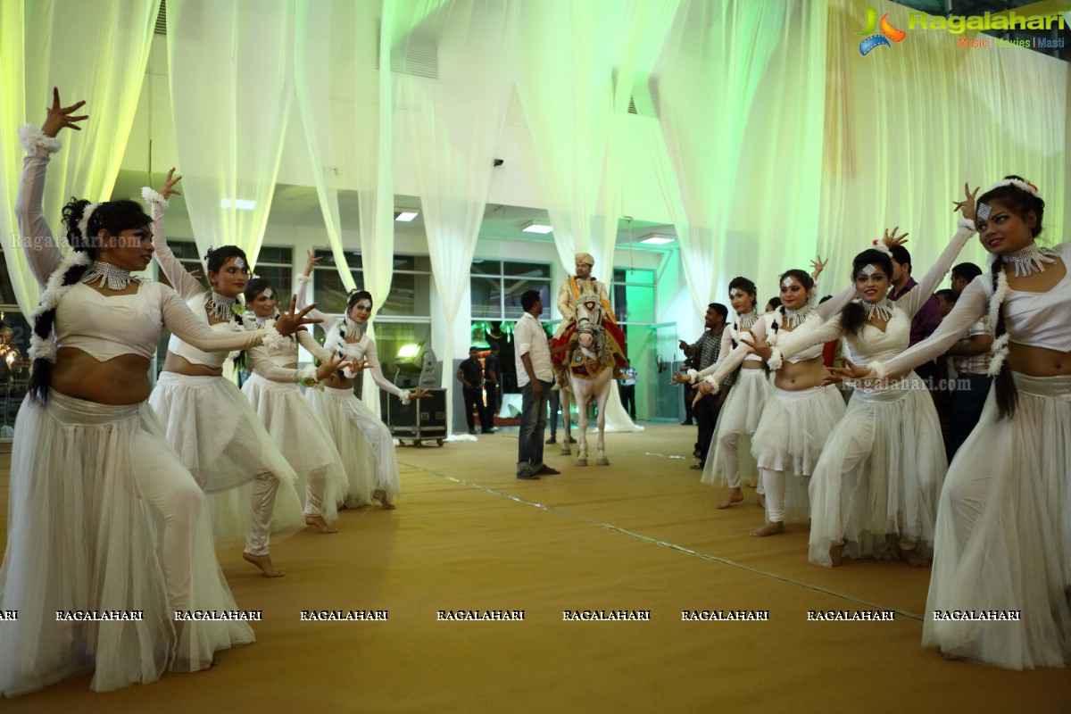 Grand Wedding Ceremony of Gowni Srikanth Goud with Cheepi Sudheesha, Hyderabad