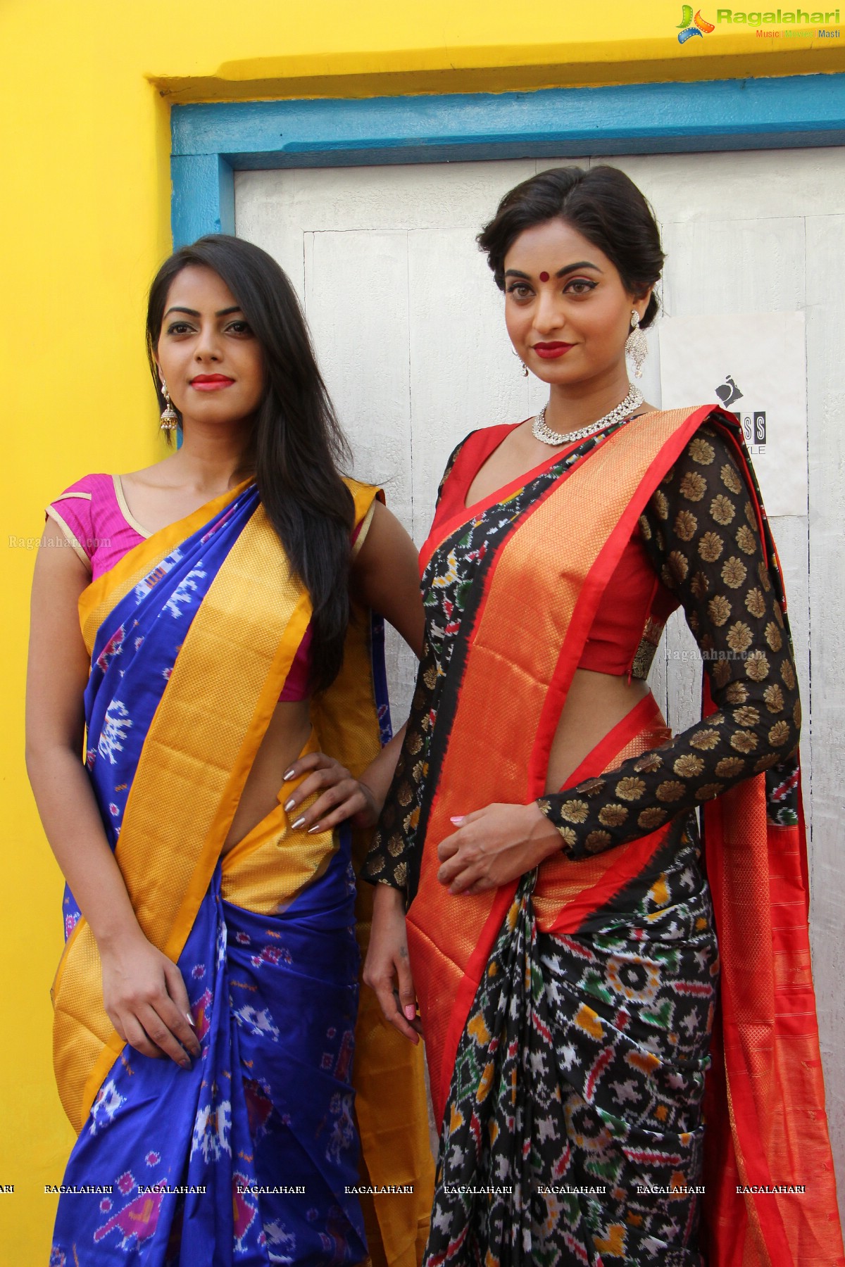 Traditional Silk Handloom Collections Showcase by Sharon Fernandes and Richa Singh at Banjara Hills, Hyderabad