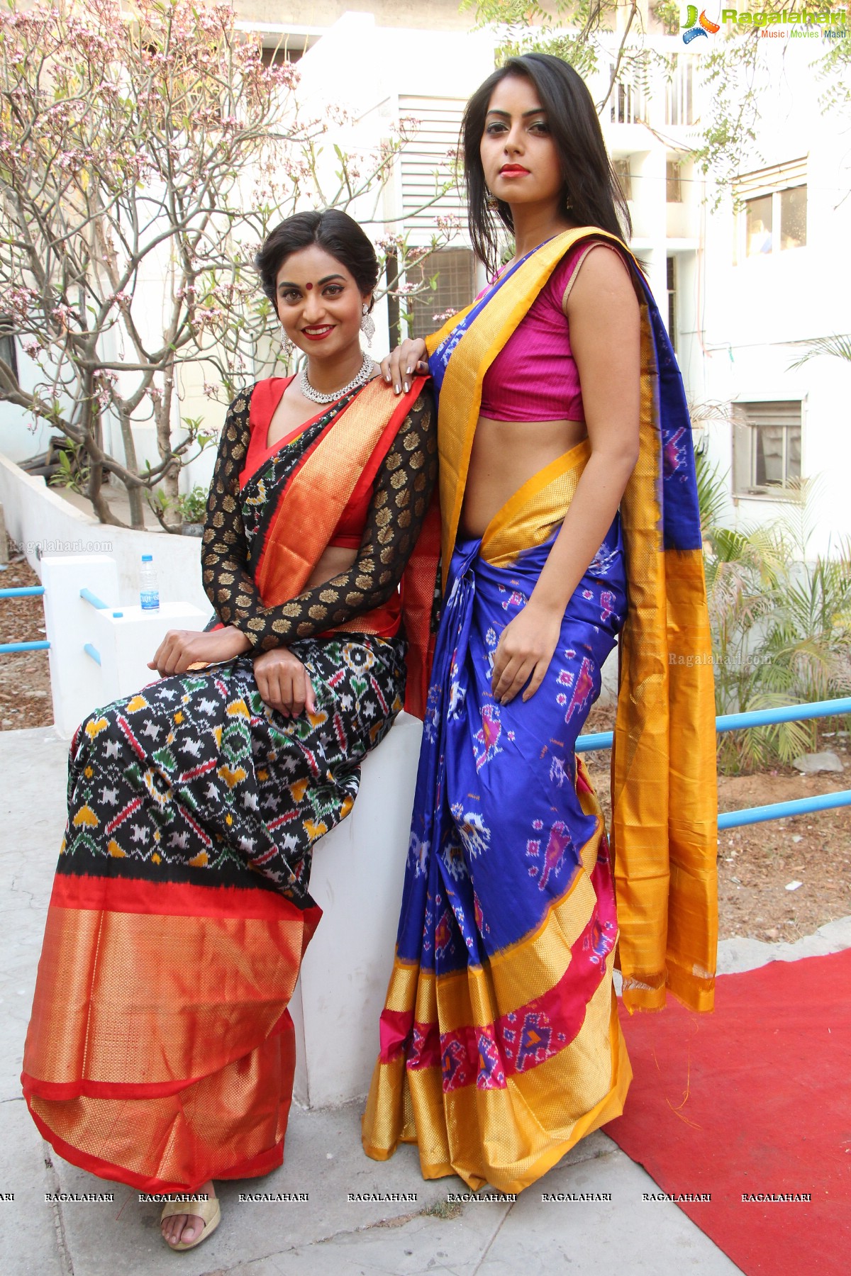 Traditional Silk Handloom Collections Showcase by Sharon Fernandes and Richa Singh at Banjara Hills, Hyderabad