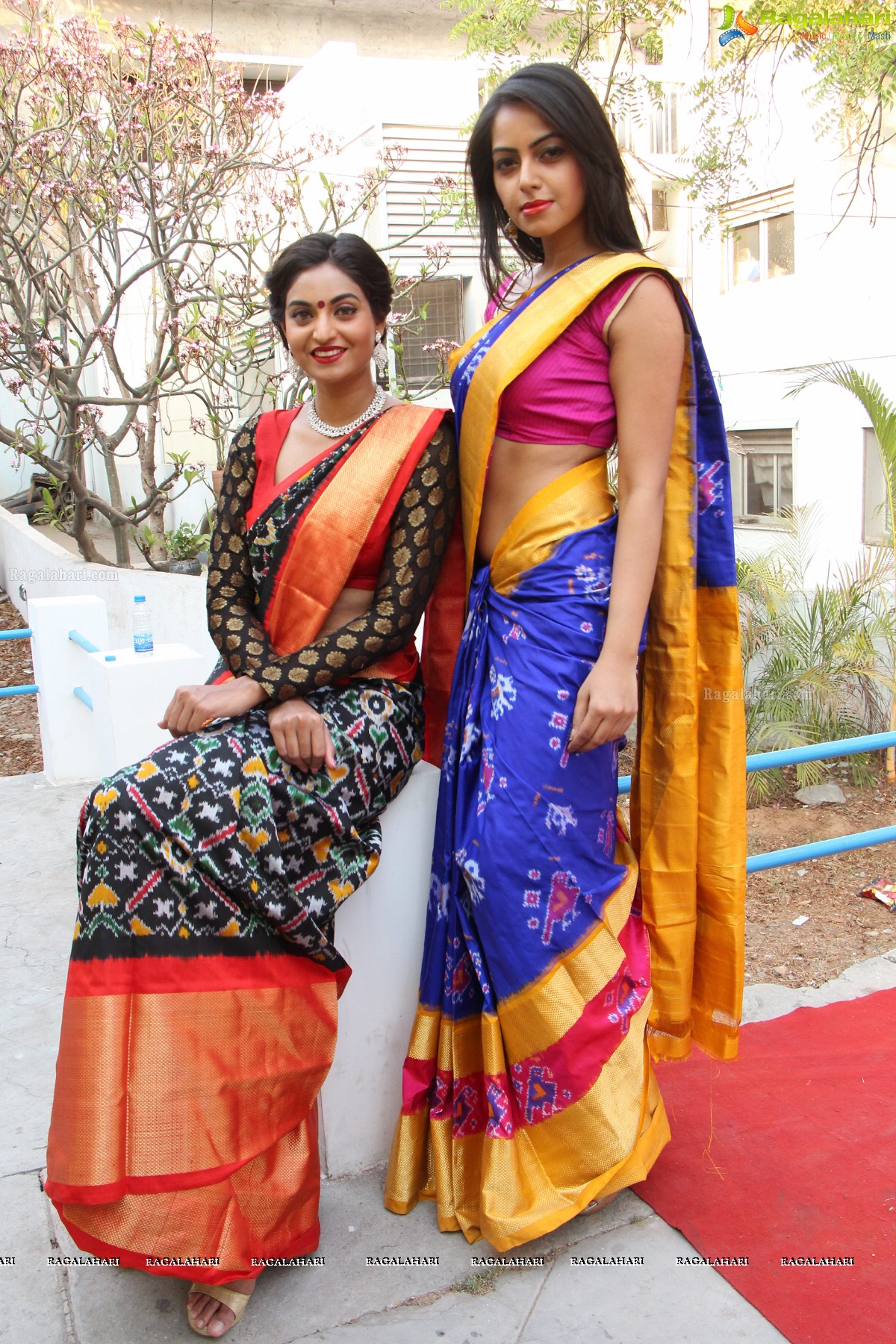 Traditional Silk Handloom Collections Showcase by Sharon Fernandes and Richa Singh at Banjara Hills, Hyderabad