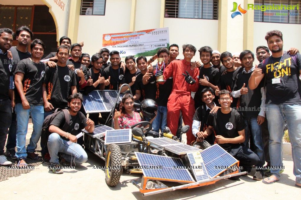 Award Winning Solar Car Display and Test Drive at Lords Institute of Technology, Hyderabad