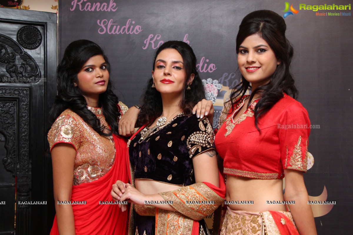 Kanak Studio Bridal Wedding Collection Launch at Narsingh Cloth Emporium, Ameerpet, Hyderabad