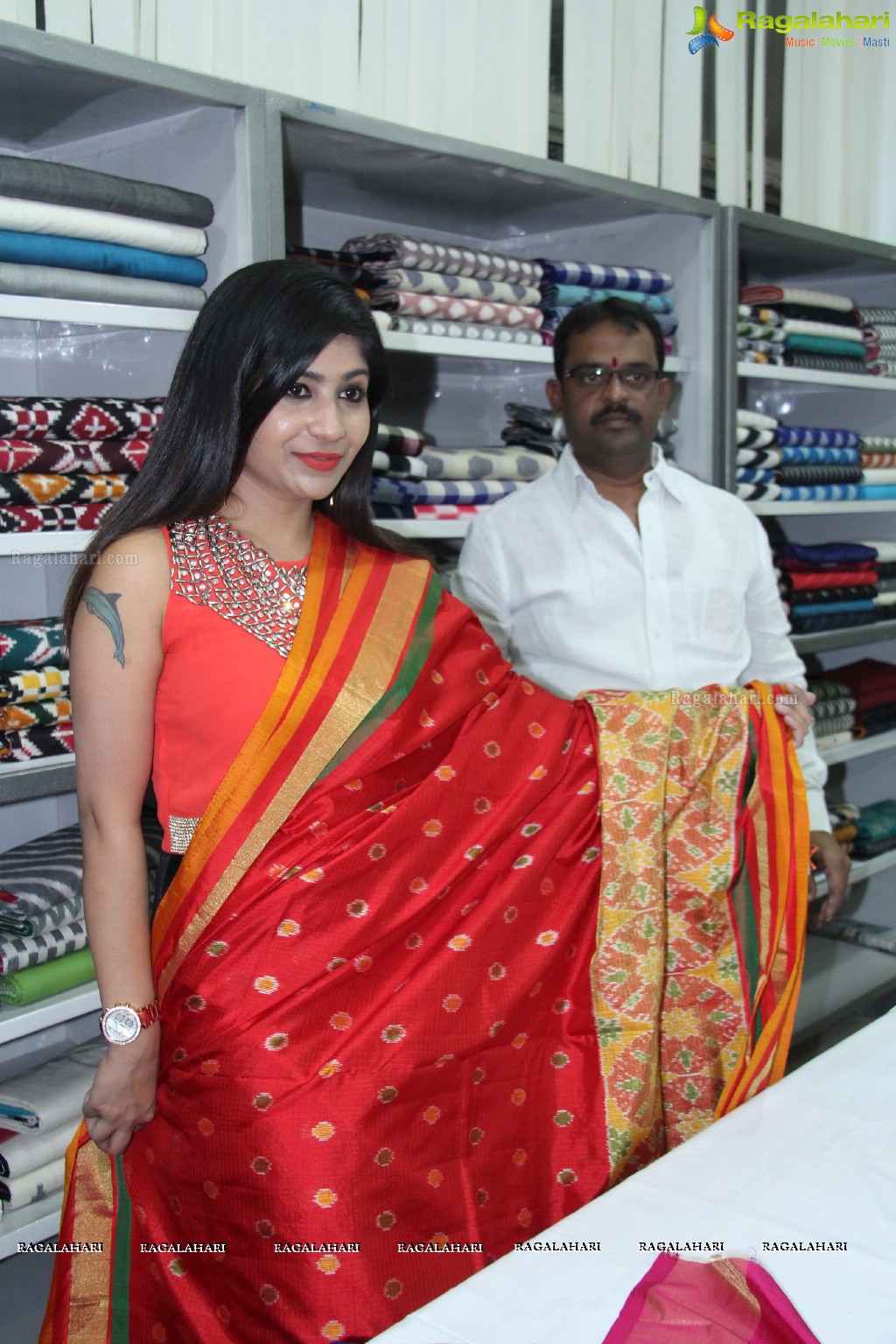 Madhulagna Das launches Pochampally IKAT Show Room, Hyderabad