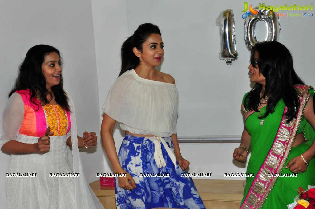 Rakul Preet Singh at Radio Mirchi 10th Anniversary Celebrations