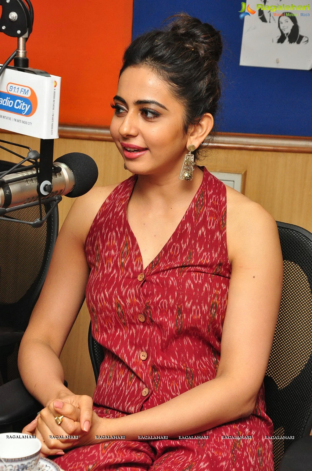 Rakul Preet Singh at Radio City, Hyderabad