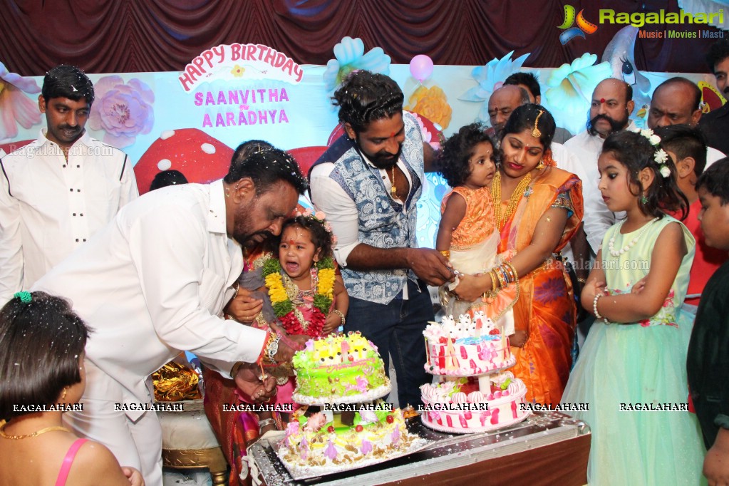 1st Birthday Celebrations of Saanvitha and Aaradhya