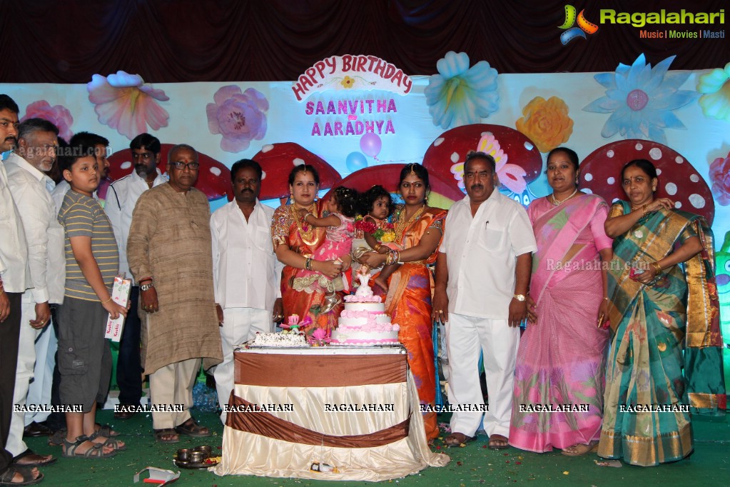 1st Birthday Celebrations of Saanvitha and Aaradhya