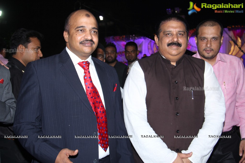 Grand Wedding Reception of Saddam and Nausheen, Hyderabad