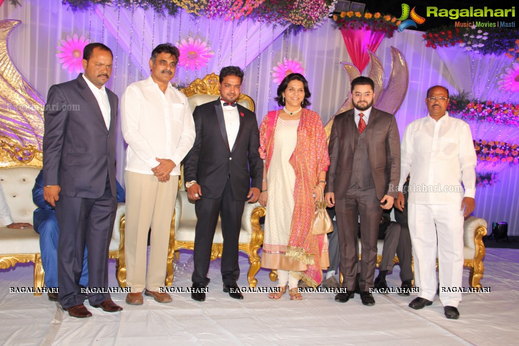 Grand Wedding Reception of Saddam and Nausheen, Hyderabad