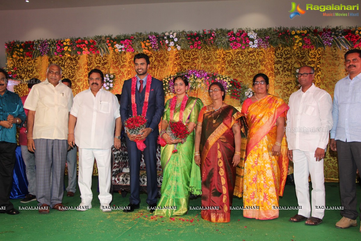 Grand Wedding Reception of Siva and Anusha at Cyber Convention Centre, Hyderabad