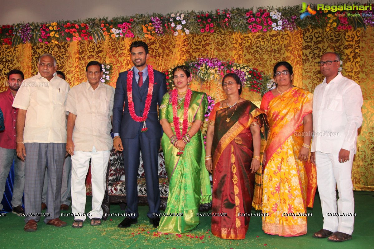 Grand Wedding Reception of Siva and Anusha at Cyber Convention Centre, Hyderabad