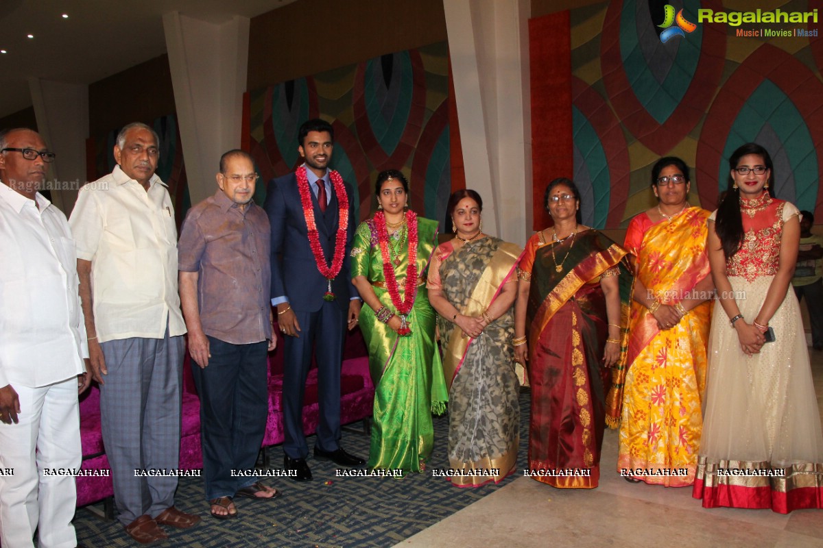 Grand Wedding Reception of Siva and Anusha at Cyber Convention Centre, Hyderabad