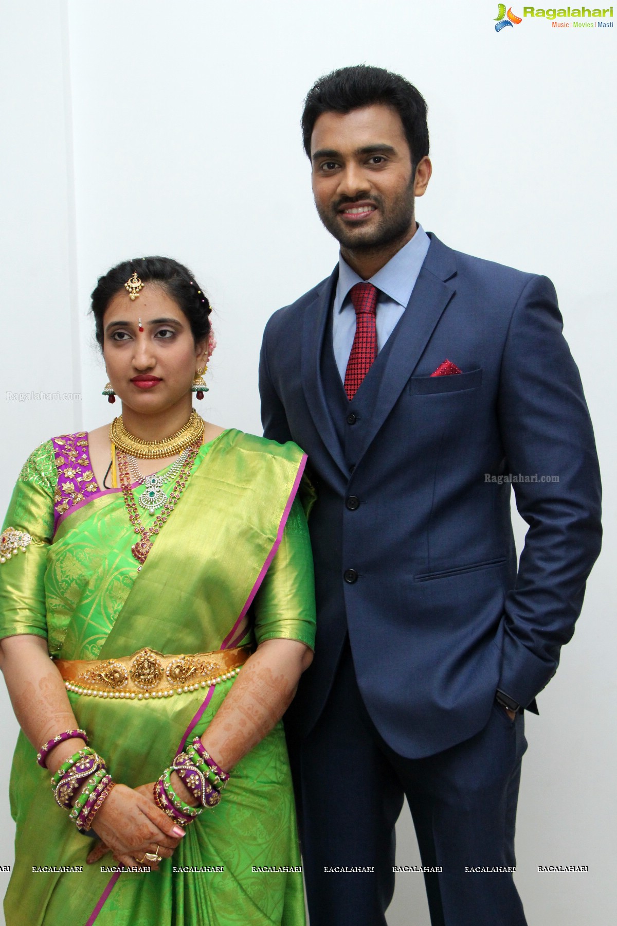 Grand Wedding Reception of Siva and Anusha at Cyber Convention Centre, Hyderabad