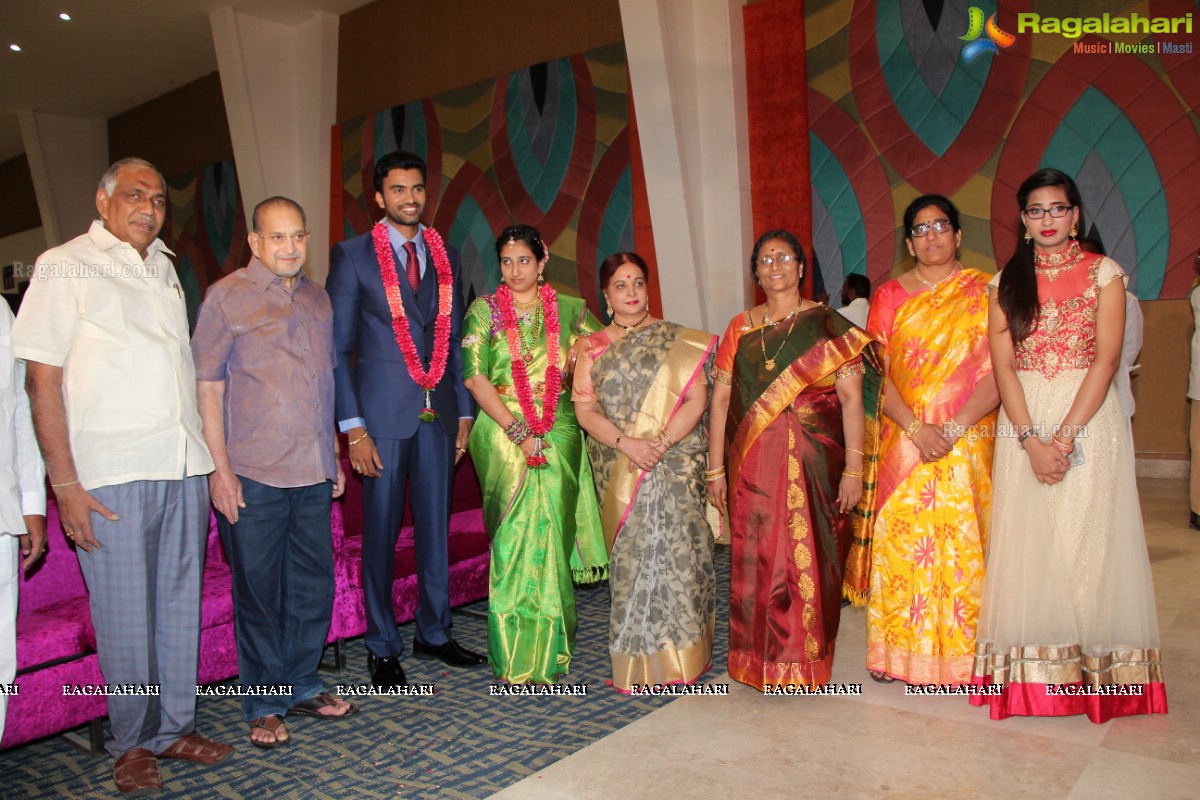 Grand Wedding Reception of Siva and Anusha at Cyber Convention Centre, Hyderabad