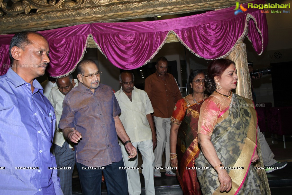 Grand Wedding Reception of Siva and Anusha at Cyber Convention Centre, Hyderabad