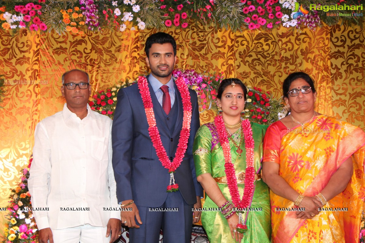 Grand Wedding Reception of Siva and Anusha at Cyber Convention Centre, Hyderabad