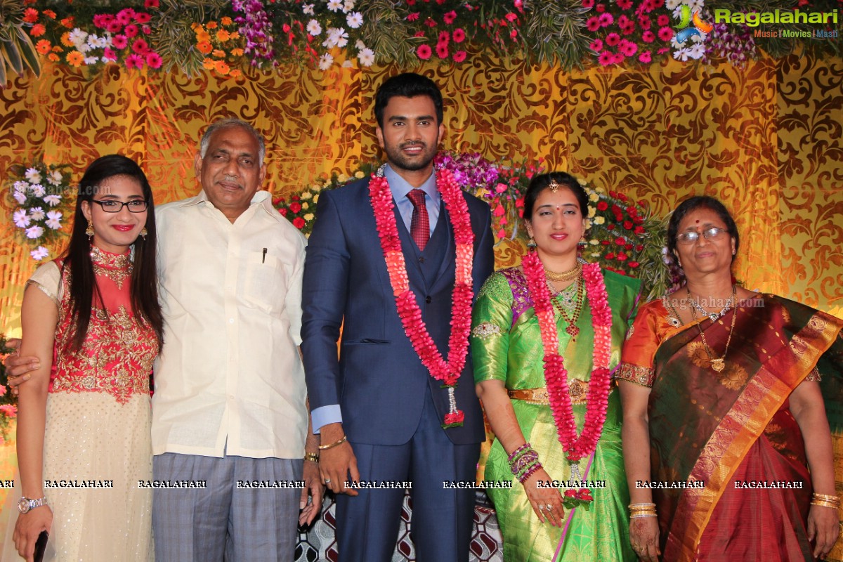 Grand Wedding Reception of Siva and Anusha at Cyber Convention Centre, Hyderabad