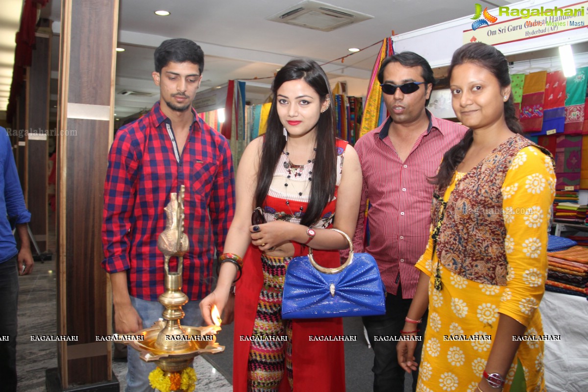 Actress Pallabi Ghosh inaugurates Silk India Expo at Sri Raja Rajeshwari Gardens, Hyderabad