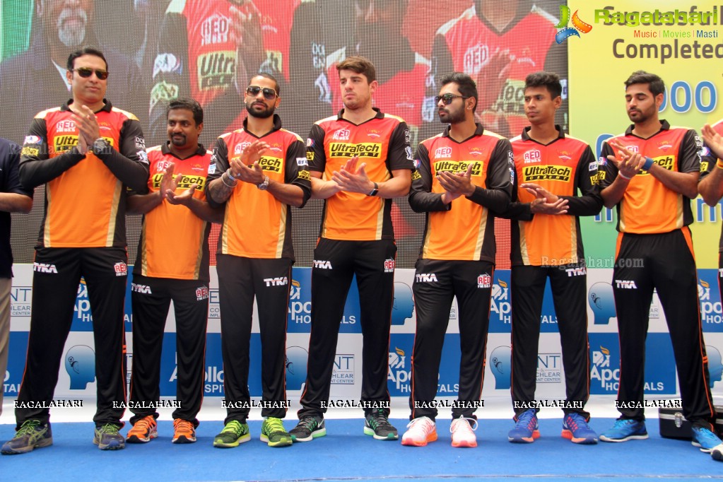 IPL Sunrisers Team felicitates Apollo Doctors