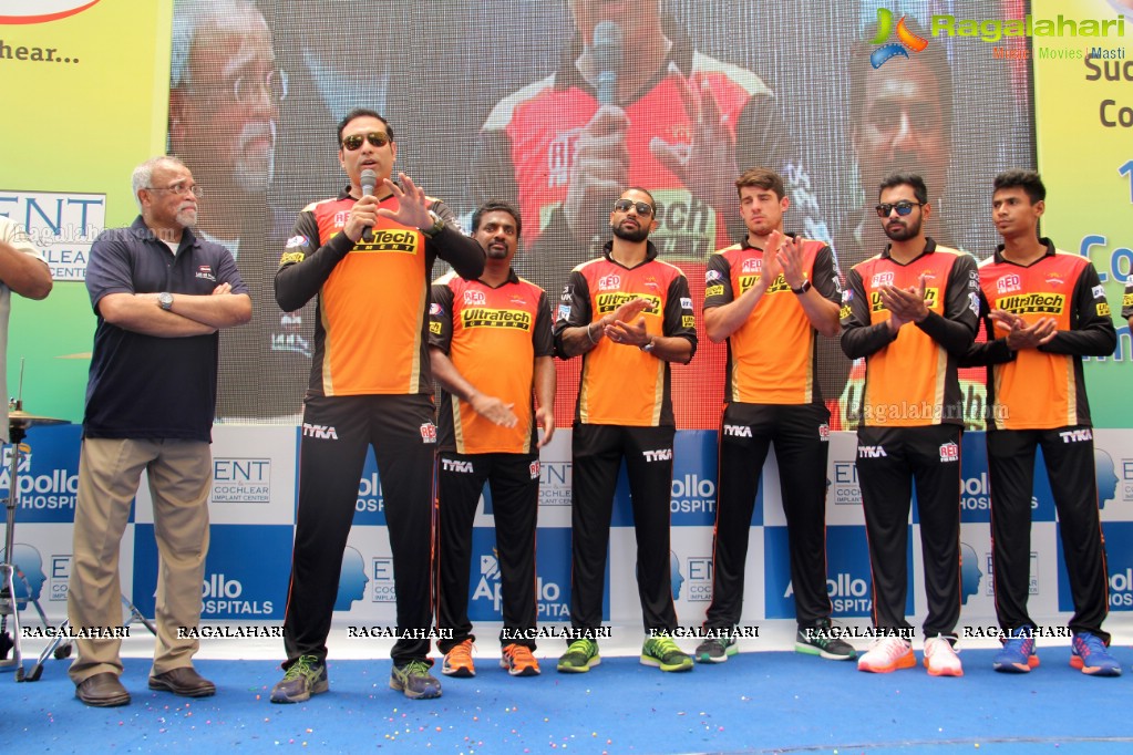 IPL Sunrisers Team felicitates Apollo Doctors