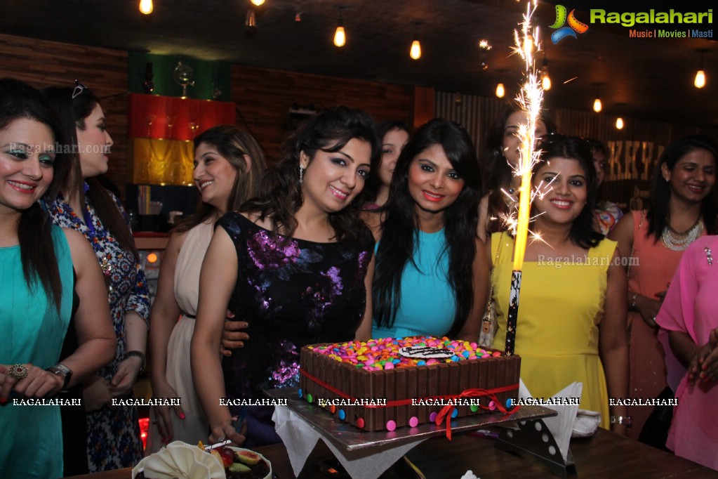 Tamana Kriplani Kheskani Birthday Bash at Bakkyard Gastro Pub, Hyderabad