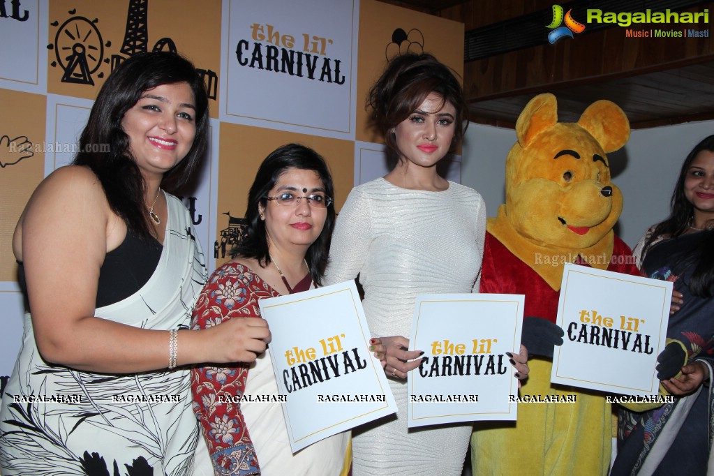 Sony Charishta launches the Logo of The Lil' Carnival, Hyderabad